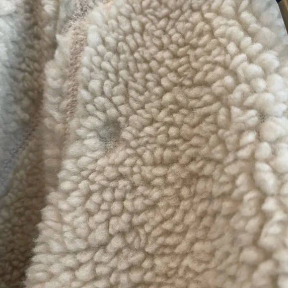 L.L. Bean Cream Teddy Jacket - Picture 3 of 4